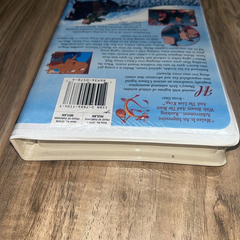 Mulan (VHS, 1999) Brand New Never Opened Still In The Packaging Super Rare - Picture 7 of 9